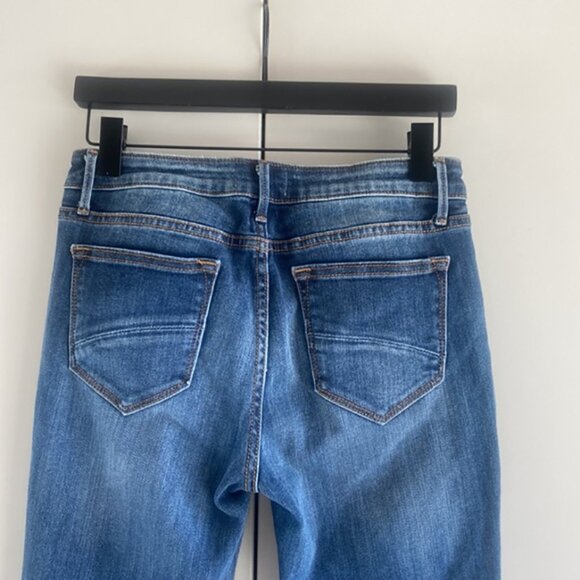 Driftwood Colette Embroidered Denim Boho Cropped Jeans - Picture 9 of 12